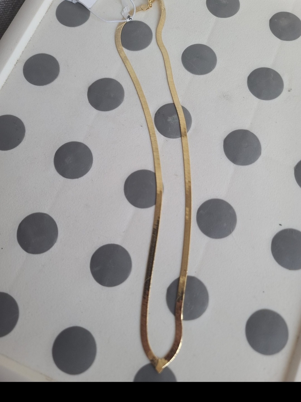 Stering silver 925 gold plated magic snake necklace New with tag